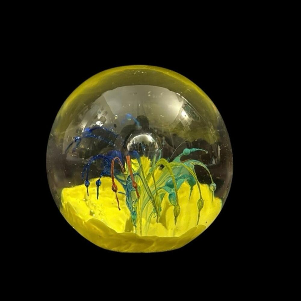 Collectible Hand-blown Art Glass Paperweight